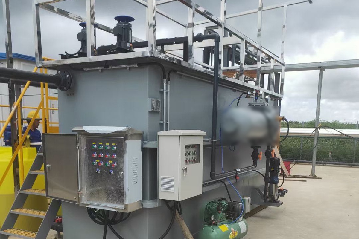 河北某橡膠企業(yè)高效氣浮處理化工廢水項目